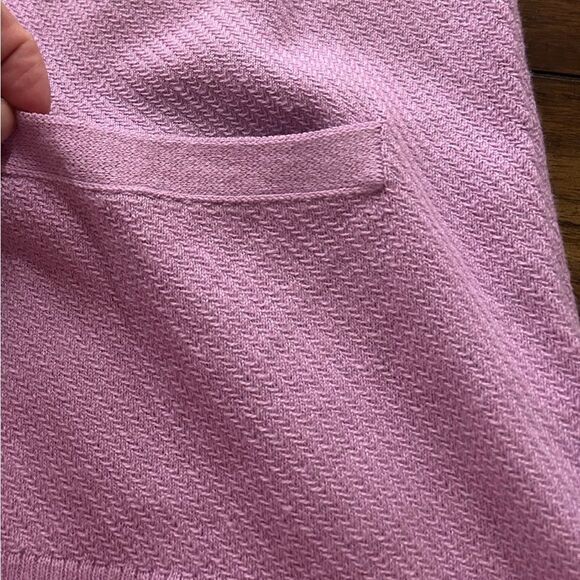 Talbots Petites Lavender V Neck Cardigan Sweater Size Small - Picture 5 of 9